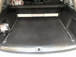 Коврик в багажник EVA для Audi Q7 2005-2014 (5 мест) черный
