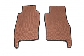 Автомобильные коврики в салон EVA для Nissan Patrol Y61 1998-2010 ( 2шт, передние) кирпичные