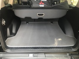 Коврик в багажник EVA для Toyota Land Cruiser Prado 150 2009-2013 (5 местный) черный EVA