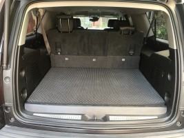 Коврик в багажник EVA для Chevrolet Suburban 2015-2020 черные