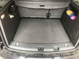 Коврик в багажник EVA для Volkswagen Caddy 4 2015-2020 стандарт черные EVA