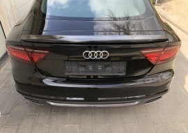 Липспойлер на багажник для Audi A7 2010-2017 AOM Tuning