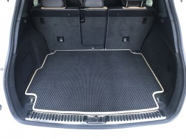 Коврик в багажник с сабвуфером EVA для Porsche Cayenne 2 958 2014-2017 черный