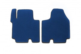 Автомобильные коврики в салон EVA для Nissan Primastar 2002-2014 1+1 синие EVA