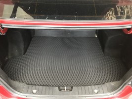 Коврик в багажник EVA для Chevrolet Aveo Sedan T200 2002-2006 черный EVA