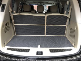 Коврик в багажник EVA для Nissan Patrol Y62 2010+ 5 частей черный EVA