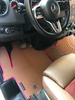 Автомобильные коврики в салон EVA для Mercedes-benz Sprinter W907-910 2018+ кирпичные EVA