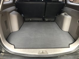 Коврик в багажник EVA для Mitsubishi Pajero Sport 2008-2015 черный EVA