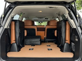 Коврик в багажник EVA V-1 для Lexus LX 450D 2012-2015 (7 мест, 2шт) кирпичный