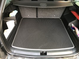 Коврик в багажник EVA для Skoda Fabia 3 HB 2014-2021 черный EVA