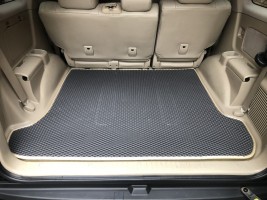 Коврик в багажник EVA для Lexus GX 470 2003-2010 (5 или 7 мест) Черный EVA
