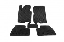 Автомобильные коврики в салон EVA для Kia Ceed 2 Wagon 2012-2015 черные EVA