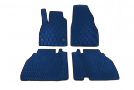 Автомобильные коврики в салон EVA для Mercedes-benz Citan W415 2012+ (Передние и задние) синие EVA