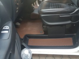 Автомобільні килимки на пороги EVA для Mercedes-Benz Vito/V-class W447 2014 (3шт.) цегляні