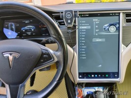 Автомобильные коврики в салон EVA для Tesla Model S 2012+ Бежевые