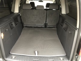 Коврик в багажник EVA V2 для Volkswagen Caddy 3 2010-2015 MAXI черный