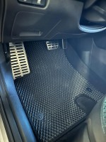 Автомобильные коврики в салон EVA для Kia Niro 2021+ чёрные EVA