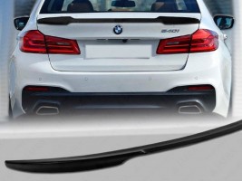 Лип-спойлер на багажник для  BMW 5 G30 2016-2023 стиль M4