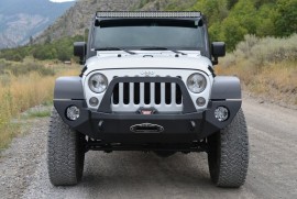 Силовий передній бампер ROCKY на Jeep Wrangler (JK) 2007-2018