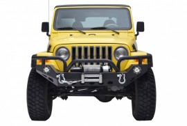 Передний бампер с диодами HUNTER на Jeep Wrangler (YJ) 1986-1996