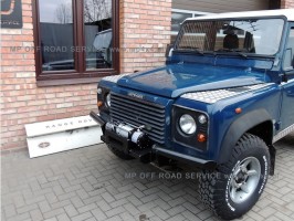 Силовой передний бампер на Land rover DEFENDER 90/110/130 1990-2016