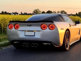 Спойлер на багажник для Chevrolet Corvette С6 2005-2013 стиль zr1 