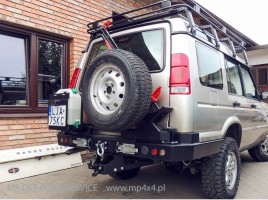 Задній бампер силовий зі збільшеними боками ТИП 2 на Land rover DISCOVERY 2 1998-2004