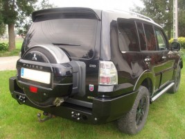 more 4x4 Задній силовий бампер на Mitsubishi Pajero 4 IV 2006-2014