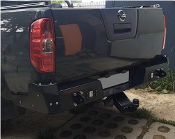 Задний силовой бампер HD MP на Nissan Navara D40 2005-2010