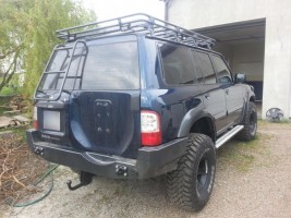 more 4x4 Лестница на заднюю дверь на Nissan Patrol Y61 1998-2010