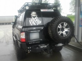 more 4x4 Задній бампер силовий с креплением лебедки на Nissan Patrol Y61 1998-2010