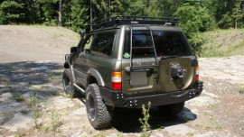 Багажник на дах з сіткою  на Nissan Patrol Y61 1998-2010 (Короткая база)