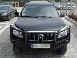 more 4x4 Передній силовий бампер с кенгурятником на Toyota Land Cruiser Prado 150 J150 2009-2013