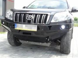 more 4x4 Передний силовой бампер на Toyota Land Cruiser Prado 150 J150 2018+