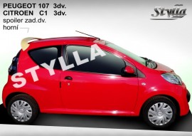 Спойлер задний на ляду для Citroen C1 2005-2014 версия 3 двери Stylla