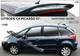 Спойлер задний на ляду для Citroen C4 Picasso 2007-2010 Stylla