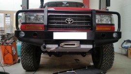 more 4x4 Передняя защита на Toyota Land Cruiser 80/J80 1990-1998