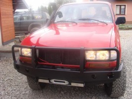 more 4x4 Передний силовой бампер с защитной дугой на Toyota Land Cruiser 80/J80 1990-1998