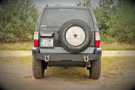 Задний силовой бампер на Toyota Land Cruiser Prado J90/95 1996-2002