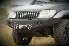 more 4x4 Передний силовой бампер на Toyota Land Cruiser Prado J90/95 1996-2002