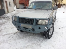 more 4x4 Передний силовой бампер с защитной дугой на Toyota Land Cruiser Prado J90/95 1996-2002