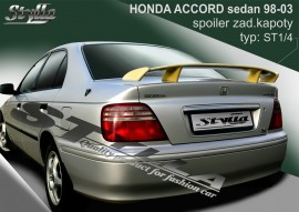 Спойлер задний на багажник для Honda Accord MK6 sedan 1998-2003 на ножках Stylla