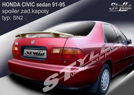 Спойлер задний на багажник для Honda Civic Mk5 Sedan 1991-1995