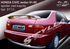 Спойлер задний на багажник для Honda Civic Mk5 Sedan 1991-1995 на ножках Stylla