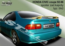 Спойлер задний на багажник для Honda Civic Mk5 Coupe 1992-1996 Stylla