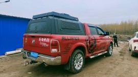 Кунг без окон из алюминия на Dodge Ram 2009-2019 (1S-короткая база) Тайвань