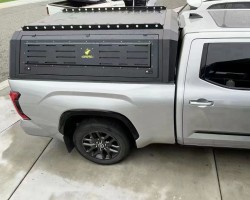 Кунг без окон из алюминия на Toyota Tundra 2007-2013 (2S-короткая база) Тайвань