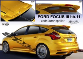 Спойлер задний на ляду для Ford Focus MK3 Hatchback 2014-2018