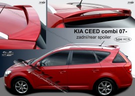 Спойлер задній на ляду для Kia Ceed Combi 2007-2012 Stylla