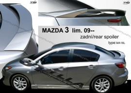 Stylla Спойлер задний на багажник для Mazda 3 Sedan 2009-2013